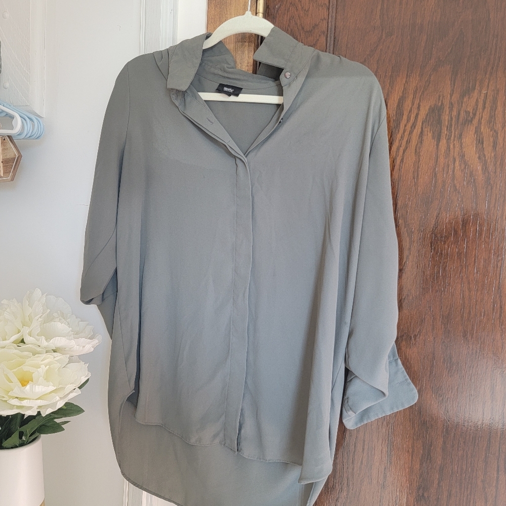 Olive blouse
